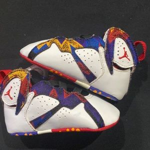 Jordan Retro 7 Nothing but Net Crib Shoe